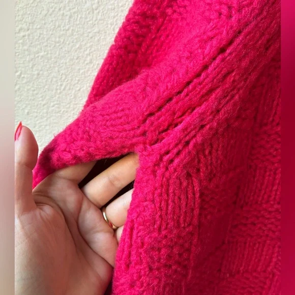 VTG Pink Knit 100% Wool Dayton’s Cardigan (Size:M) - Picture 12 of 13